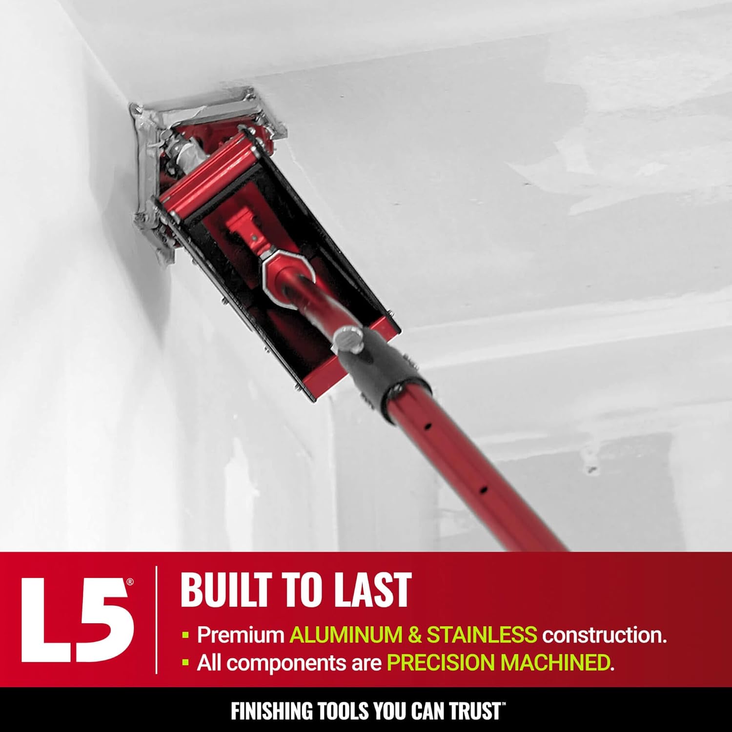 8-Inch Corner Applicator Box + Handle - LEVEL5 | Pro-Grade | Drywall Gyprock Plasterboard Sheetrock | 4-502