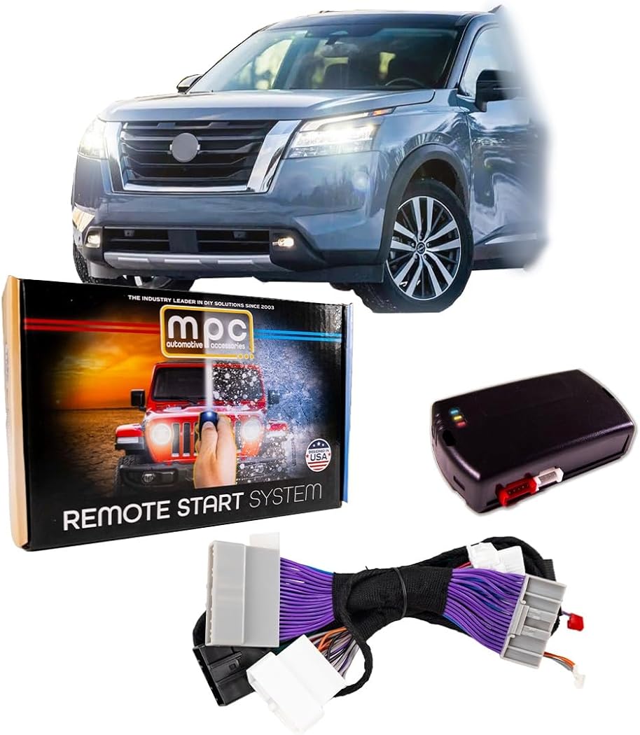 MPC Remote Start Kit Compatible with 2022-2025 Nissan Pathfinder || Plug and Play || Press Lock 3X to Start Use OEM FOB || USA Tech Support