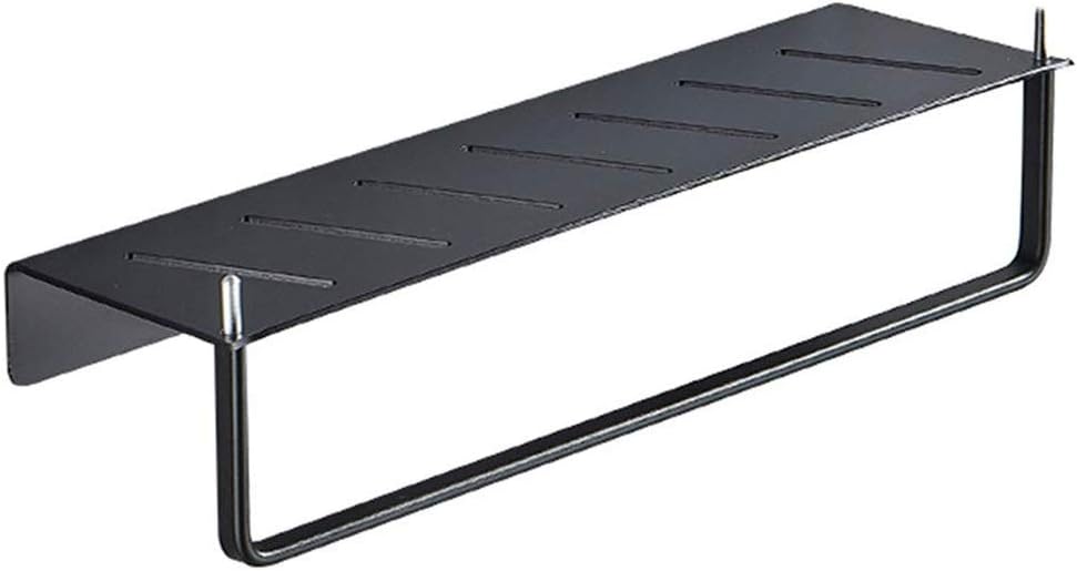 Shower Shelf,Bathroom Corner Shelf，Shower Rack Basketerddcbb Bathroom Storage,Bathroom Shelf Shower Shelf with Towel Bar for Shampoo Holder Kitchen Rack Storage Organizer Wall Mount Storage Basket (Si