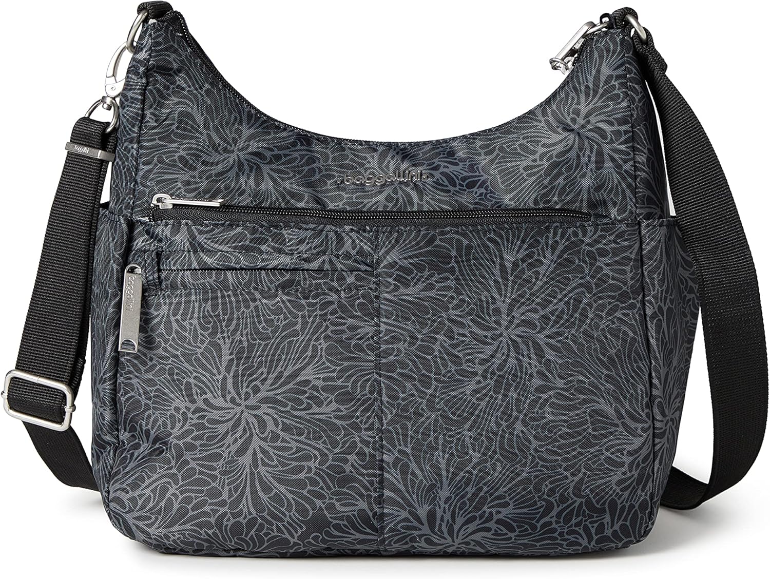 Baggallini womens Securtex Anti-theft Free Time Crossbody Bag