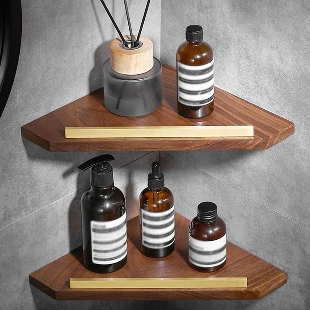 Shower Caddy Corner Shower Caddy Organizer Basket, Wall Mount Bathroom Shelf Holder Storage Rack Bathroom Organizer (Size : 2 layer)