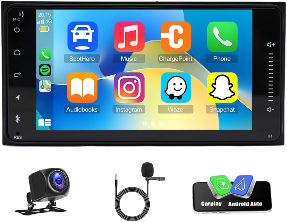 2G+64G Car Radio Upgrade for Toyota GT86 2017 with Wireless CarPlay and Android Auto, 7 Inch Touchscreen Android 13 Double Din Car Stereo w/Bluetooth GPS WiFi FM RDS SWC Camera