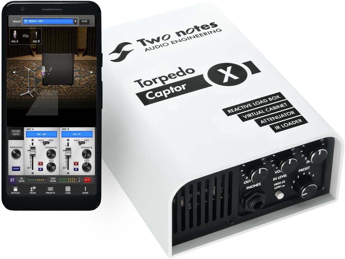 Two Notes Torpedo Captor X Reactive Loadbox DI and Attenuator - 16-ohm