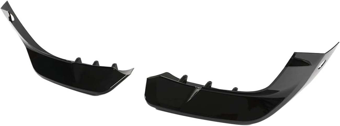 A Pair of Front Bumper Corner Compatible for Land Rover Defender 90 110 2020-2023 Car Accessories Body Kits Glossy Black Spoiler Diffuser