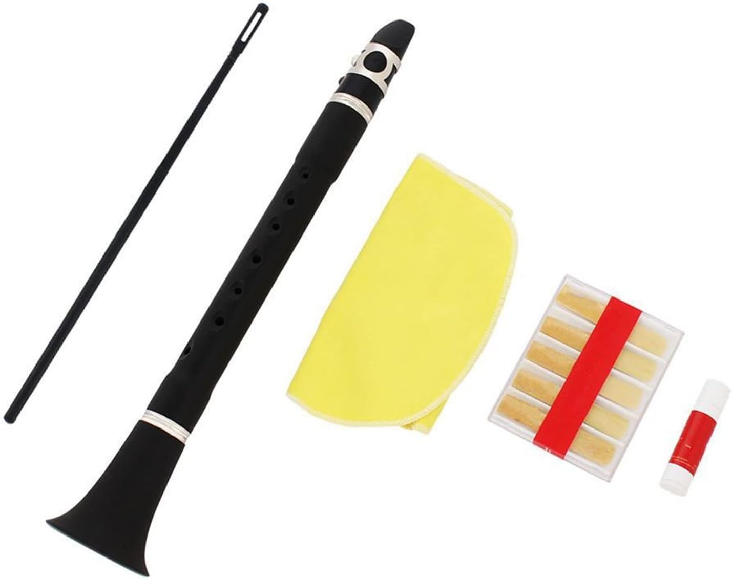 Du80 Keyless Clarinet B Flat Professional Performance Woodwind Musical Instrument for Beginner Clarinet Student Clarinet