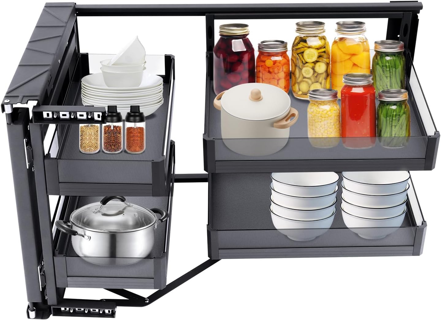 Blind Corner Cabinet Pull Out Organizer, 14