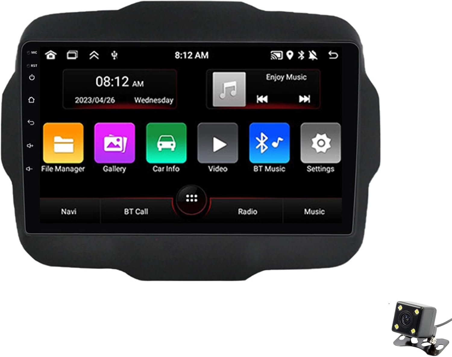 ADMLZQQ Double Din Car Stereo Multimedia with Bluetooth and 9
