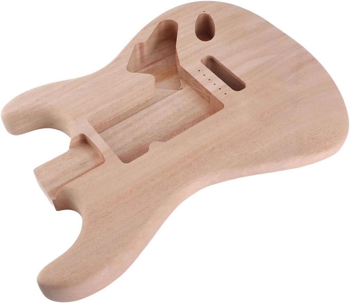 Pilipane Unfinished Electric Guitar Mahogany DIY Professional Electric Guitar Body Replacement Blank (GSB09)