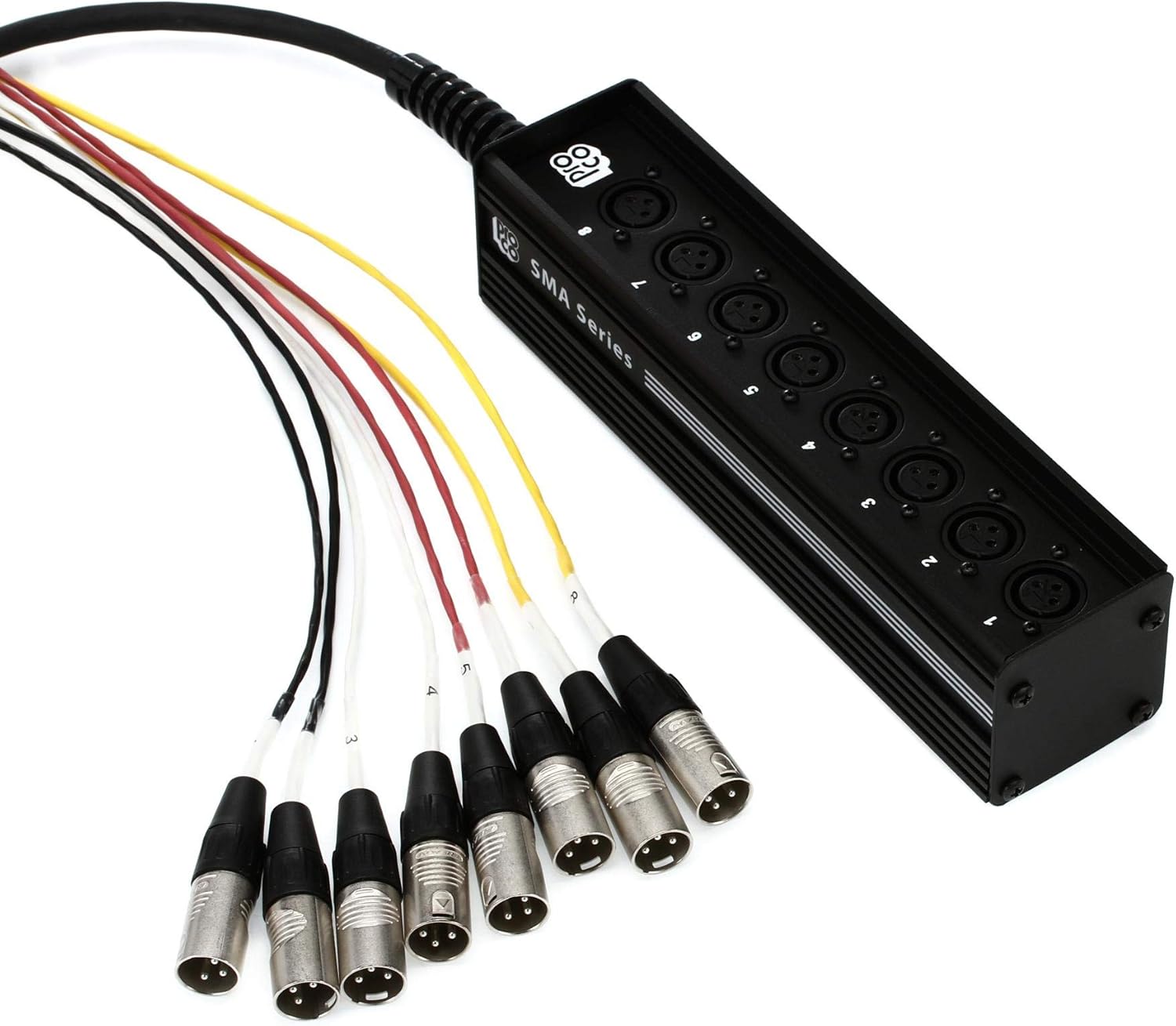 Proco SMAST 8-Channel XLR Drop Snake - 25 Feet