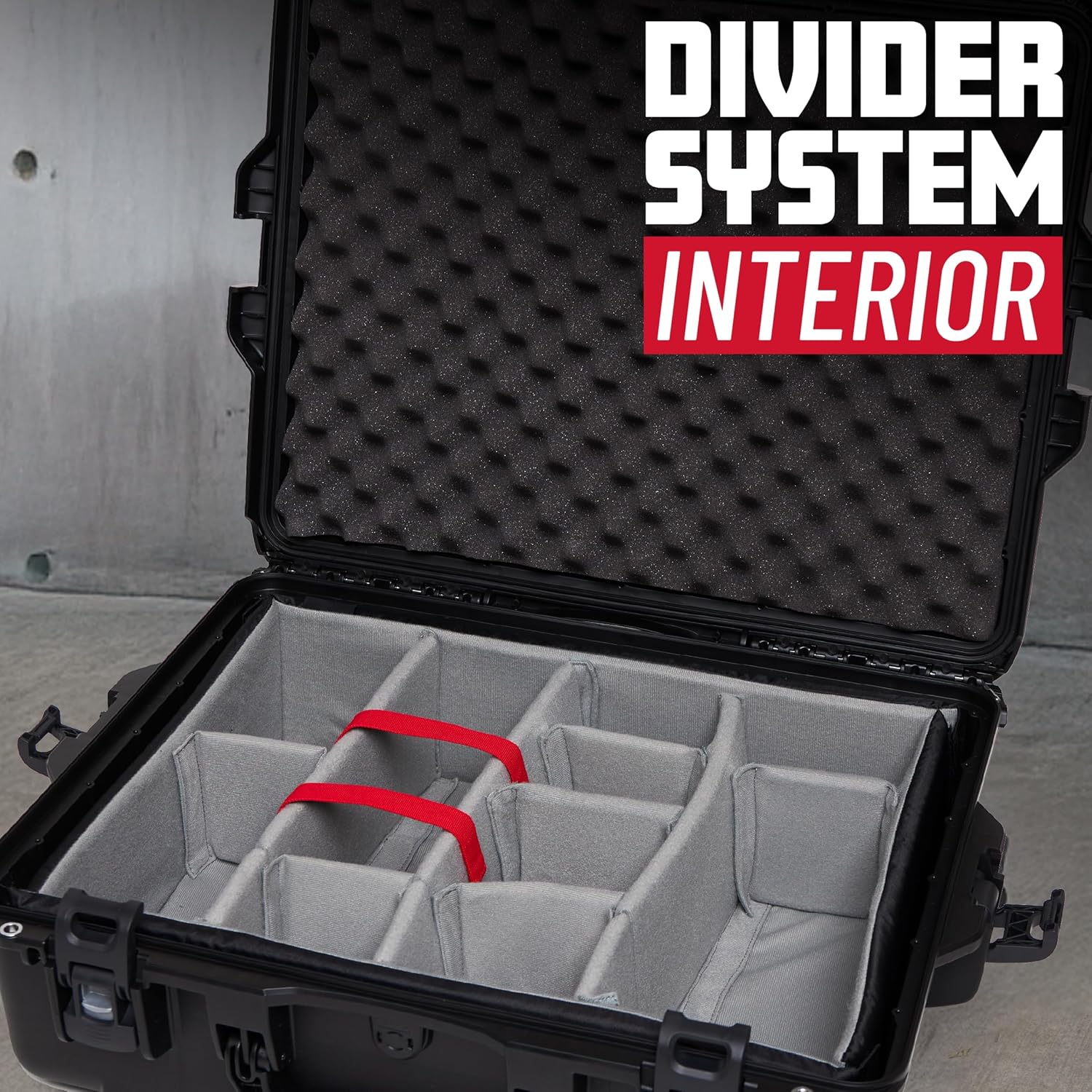 Gator Cases Titan Series Waterproof Utility/Equipment Case with Adjustable Divider Insert, 22