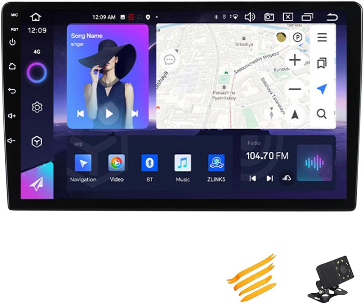 Android 13 Car Stereo QLED Display Compatible with Renault Duster 2015~2018 Touch Screen 9 Inch Car Radio with CarPlay Bluetooth Navigation Android Car Radio FM RDS SWC,8 Core NF7 8G+256G