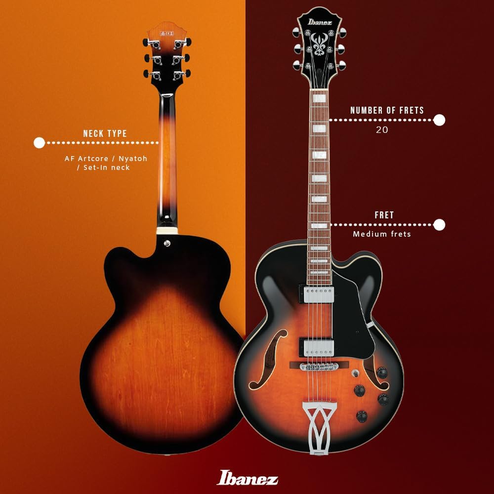 Ibanez Artcore AF75 - Vintage Sunburst
