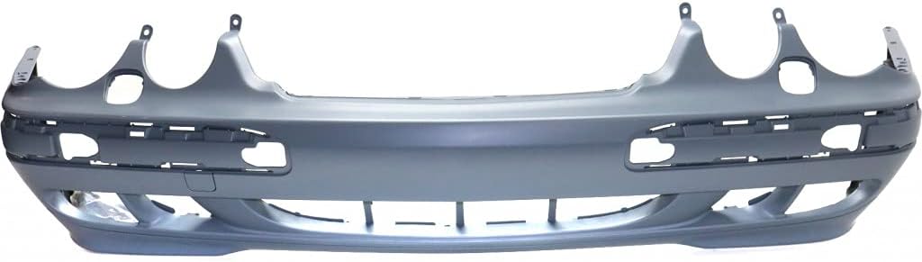 For Mercedes-Benz E320 Bumper Cover 2000 2001 2002 Front | Primed | w/Headlight Washer Holes | Sedan/Wagon MB1000156 | 2108852325