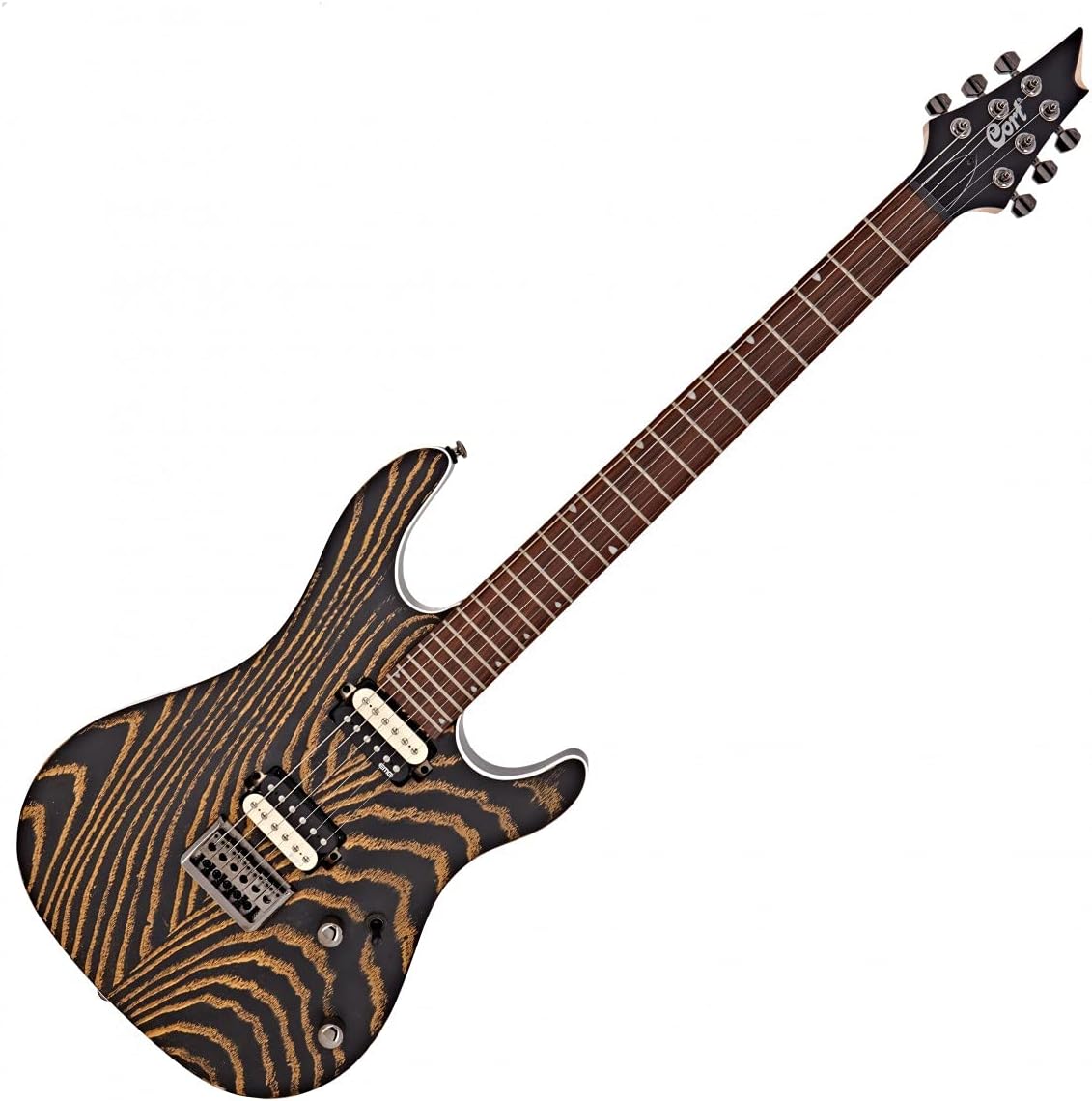 Cort KX Series 300 Electric Guitar, Etched Black Gold