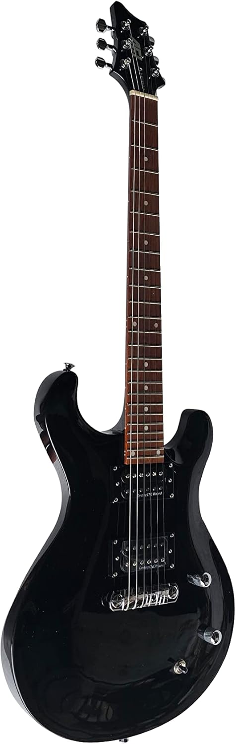 IYV-IP-340 BK, Solid Body Electric Guitar, Black