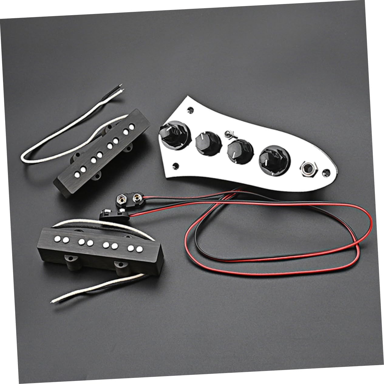 Vaguelly 1set String Jb Bass Pickup Set Professional Bass Humbucker for Jazz Electric Guitar Simple Installation Accessories for Musicians