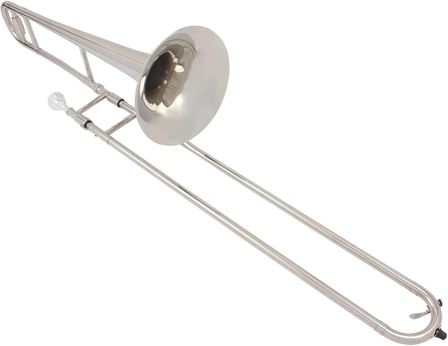 Professionals euphonium Beginner Playing Silver Bb Tenor Marching Trombone With Case Mouthpiece