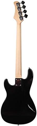 Home Exquisite Burning Fire Style Electric Bass Guitar Golden 3-7 Days Delivery