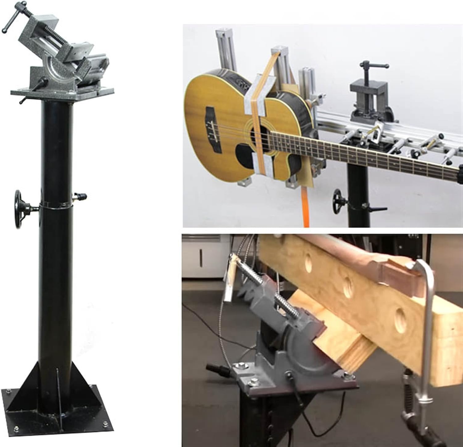 Angle Vise 0 Degrees to 90 Degrees Angle Adjustable Vise Professional Guitar Production Repair Tool Guitar Tools and Accessories