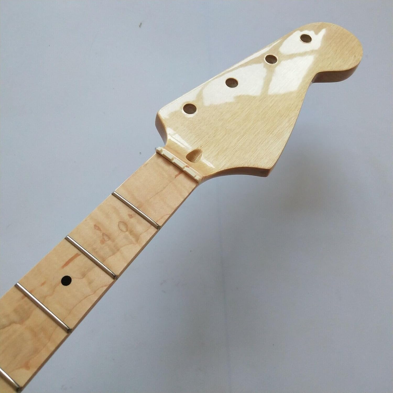 Guitar Part for 19 Fret Fretboard 30inch Short Scale 4 String Maple BASS Guitar Neck Parts Gloss