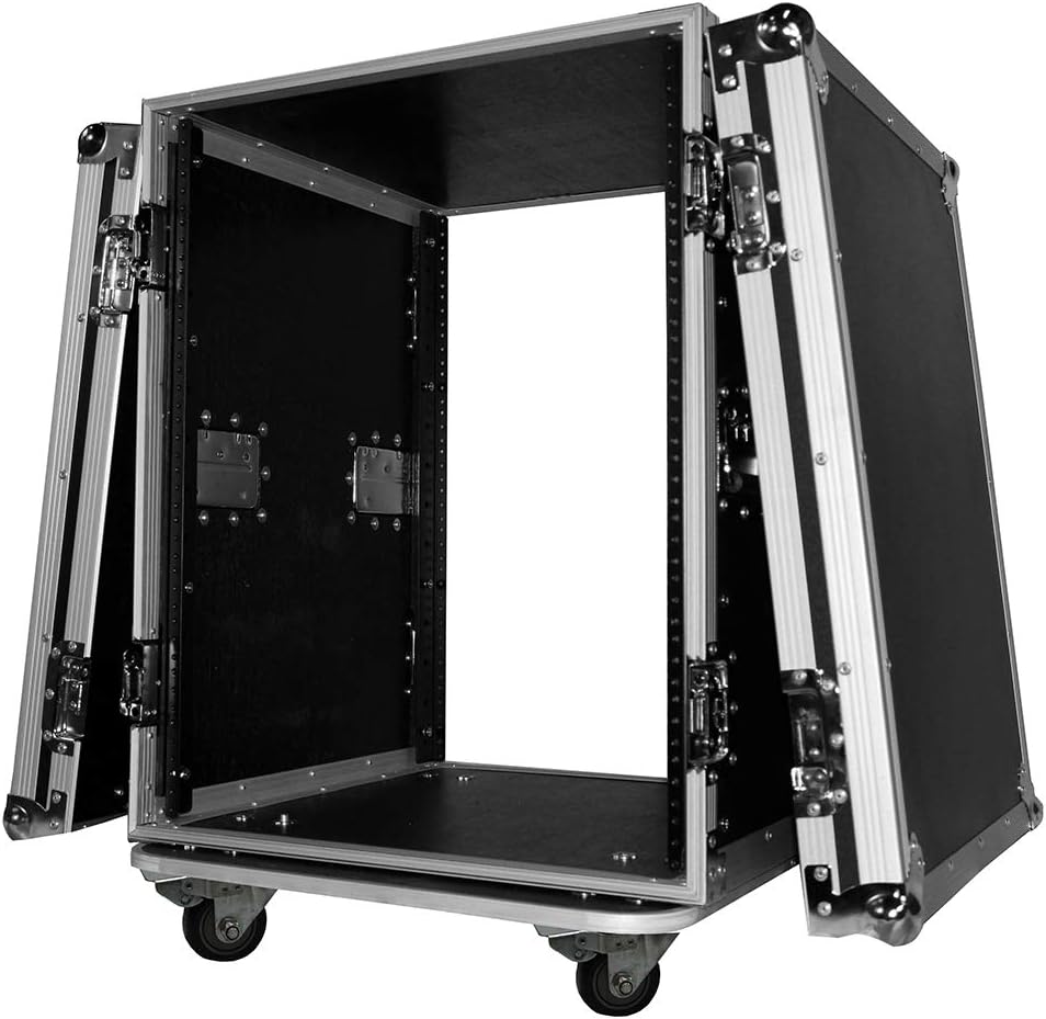 Pro X T-14RSS 14U Space DJ Flight Rack Case With 4