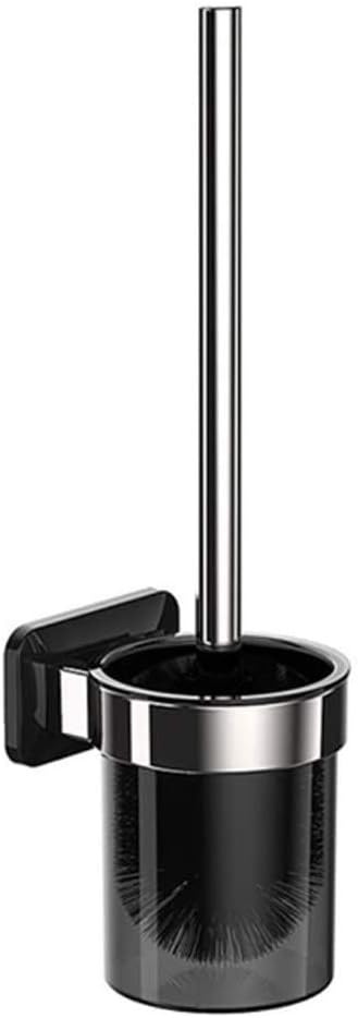 Compact Wall Mounted Toilet Brush Holder Bathroom Brush, Stainless Steel Handle for Bathroom Storage and Storage