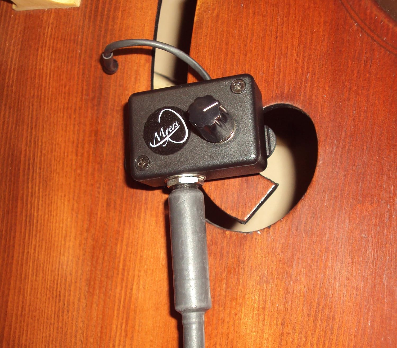 Jazz Upright Bass Pickup with 6 Inch Flexible Micro-Gooseneck by Myers Pickups