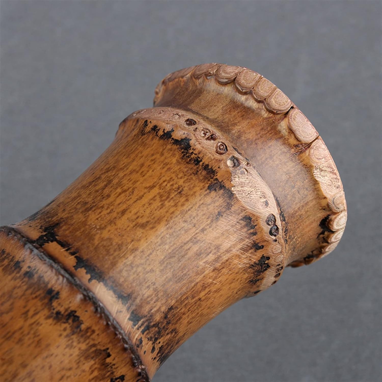 TSTS Chinese Bamboo Flute 5 Holes D Key Wooden Musical Instruments Bamboo Vertical Flute with Bag Woodwind Instrument