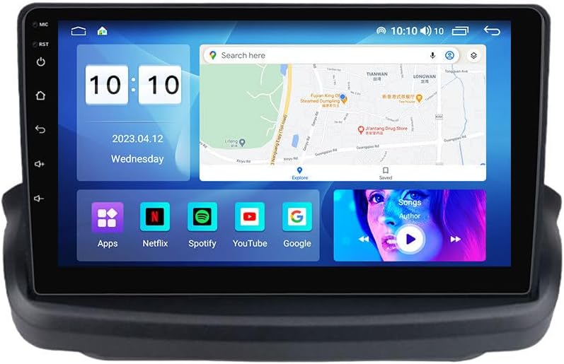 Android Car Stereo for Hyundai Genesis/Rohens Coupe 2009-2012,9 inch IPS Touchscreen with Upgrade Wireless CarPlay & Android Auto,WiFi/GPS,Support SWC and Subwoofer,8-Core 8G+256G
