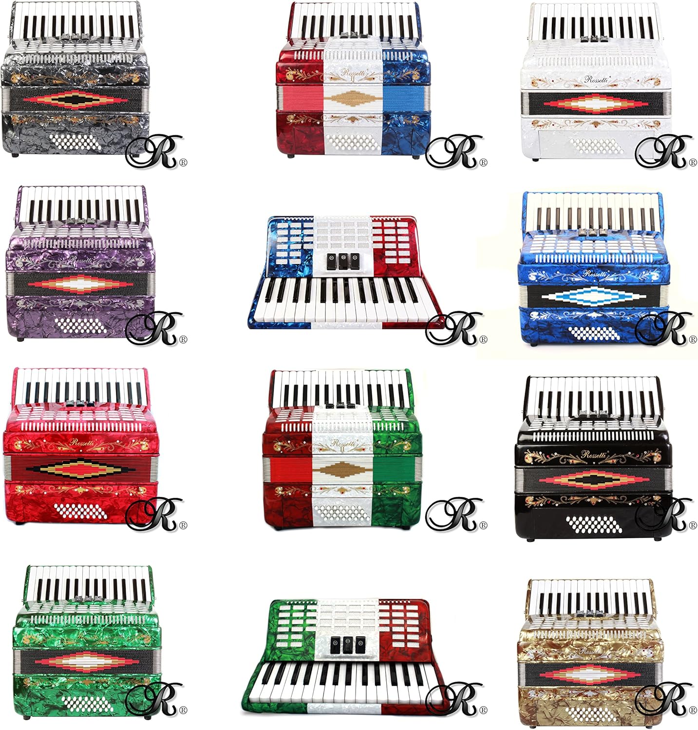 Rossetti Accordion (ROS3032-RD)