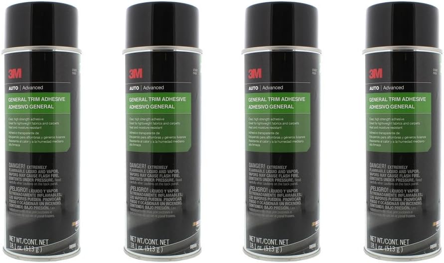3M(TM General Trim Adhesive, 08088, 18.1 oz, 4 per case