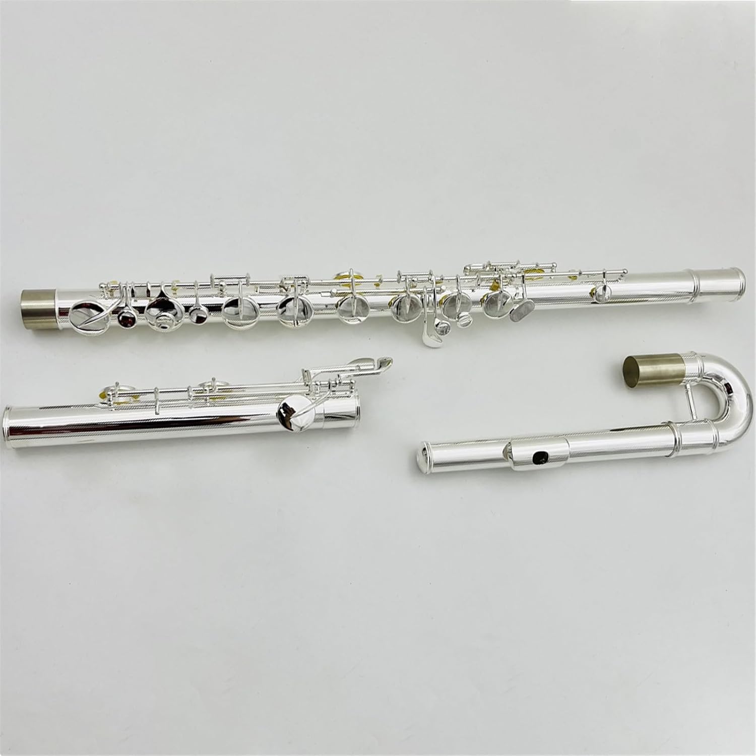 Flute Flute 16 Keys Closed Holes Sliver Plated Professional Woodwind Musical with Case Flutes Musical Instruments