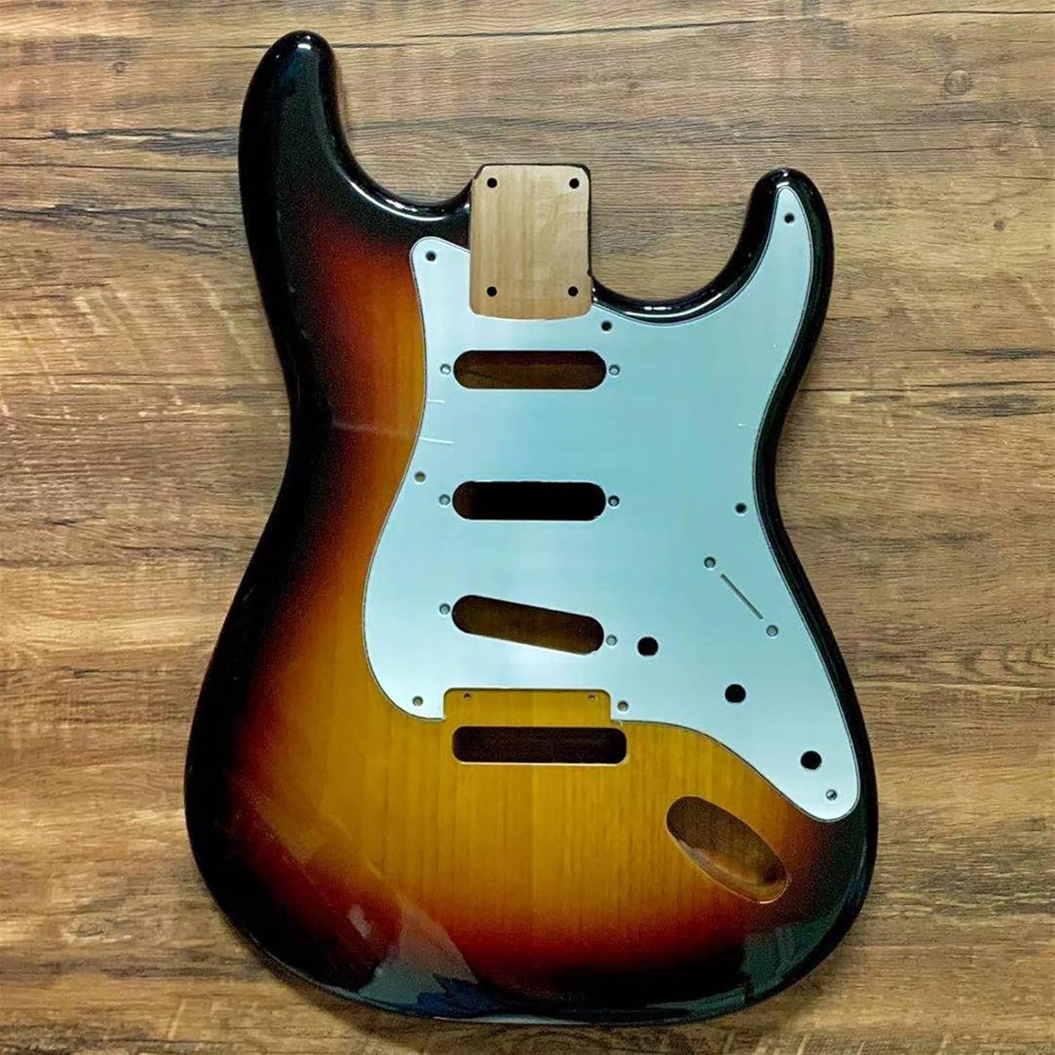 FLFL Guitar Semi-Finished Products Handmade DIY Guitar Barrel Electric Guitar Body Guitar Replacement Accessories Unfinished Guitar Kit