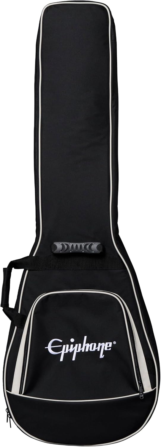 Epiphone Jack Casady Fretless Bass, Aged Royal Tan with Bag