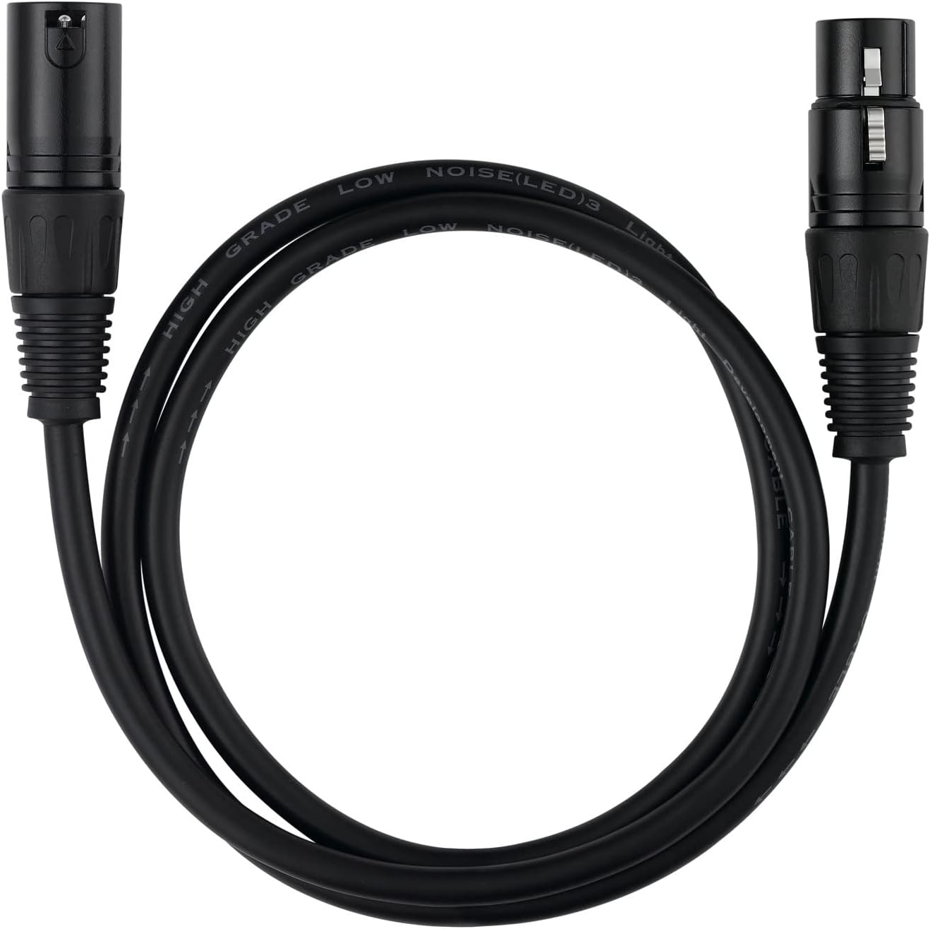 XLR Cable Male to Female M/F Shielded OFC Audio Cable for Microphone Mixer Stage Light Amplifier 1m 1.8m 3m 5m 10m(Model 1,10m)