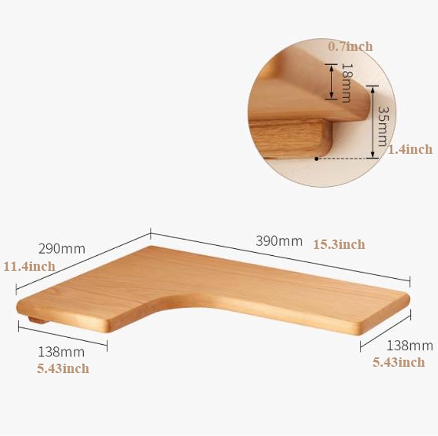 Floating Shelf Unit Solid Wood Corner Wall Mounted Set of 3, L Shape Wood Display Storage Wall Shelves Rack for Living Room, Bedroom, Office, Bathroom Kitchen & Decoration,Easy-to-Insta