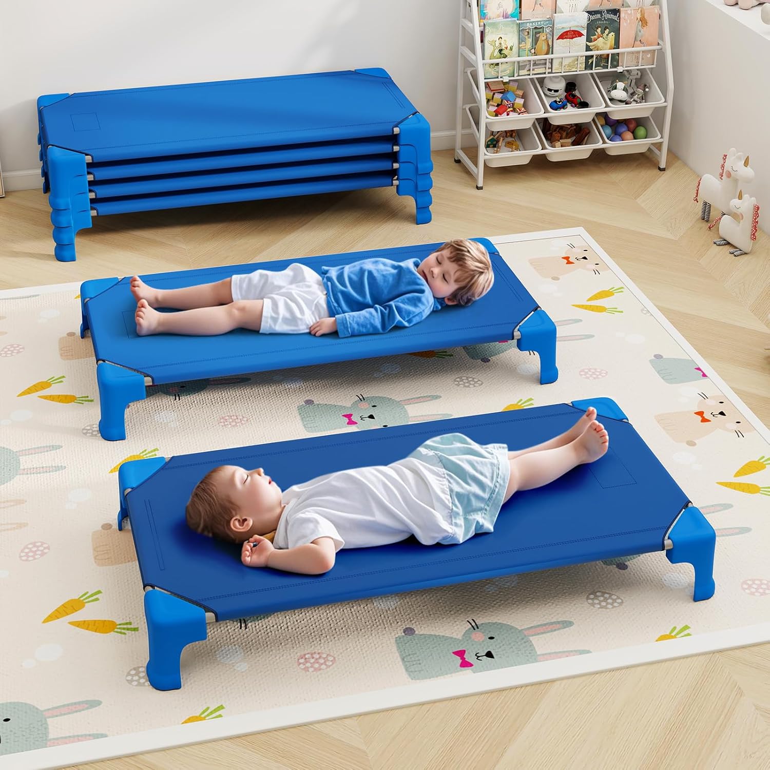 Giantex Stackable Daycare Cots for Sleeping, 53