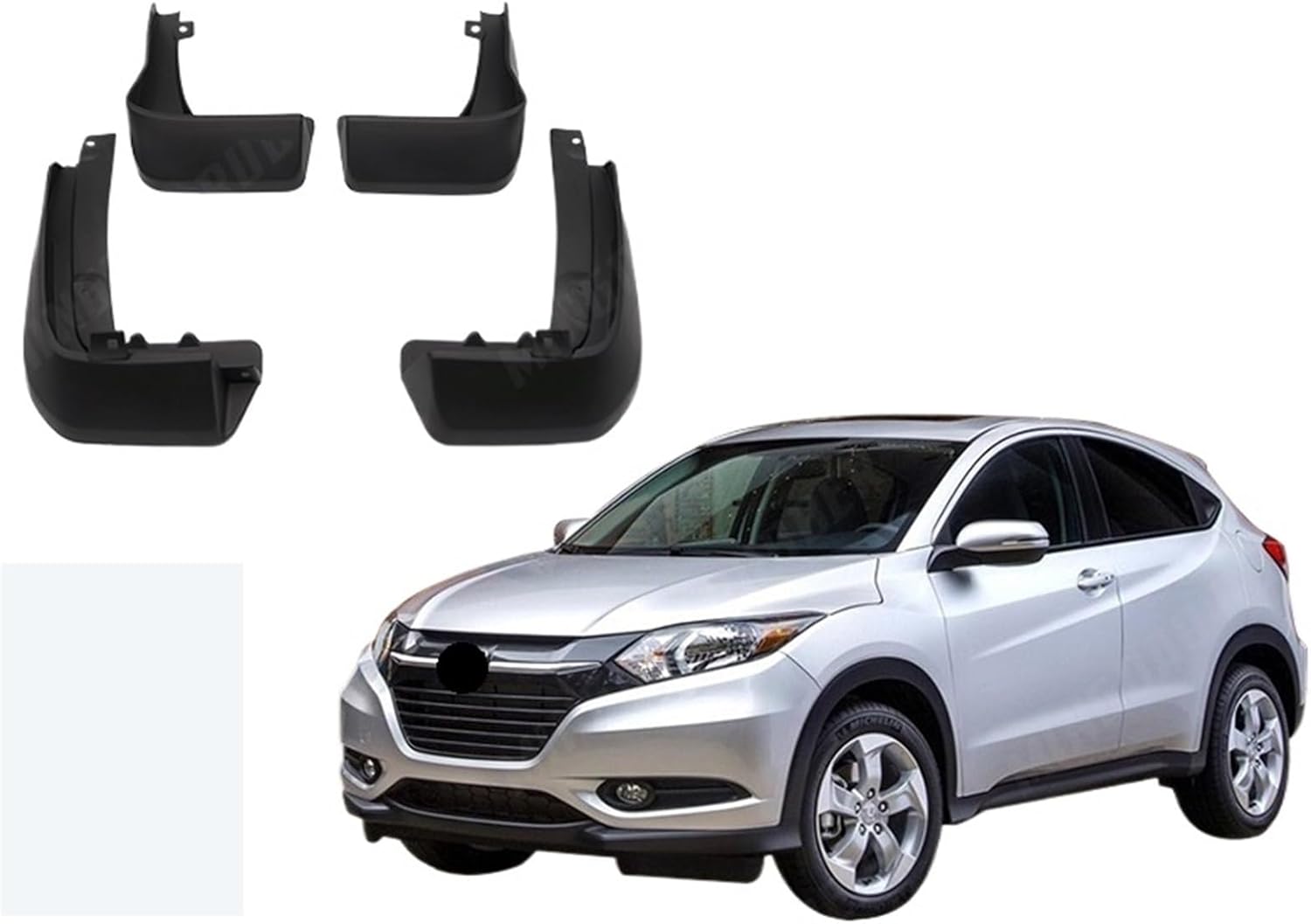 4Pcs Car Mudflaps Front Rear Fender Flares Mudflaps Compatible with HR-V HRV 2014-2020 Mud Flaps Splash Guards Auto Mudguards