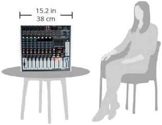 Behringer XENYX X1222USB Premium 16-Input 2/2-Bus Mixer with XENYX Mic Preamps and Compressors, British EQ, 24-Bit Multi-FX Processor and USB/Audio Interface