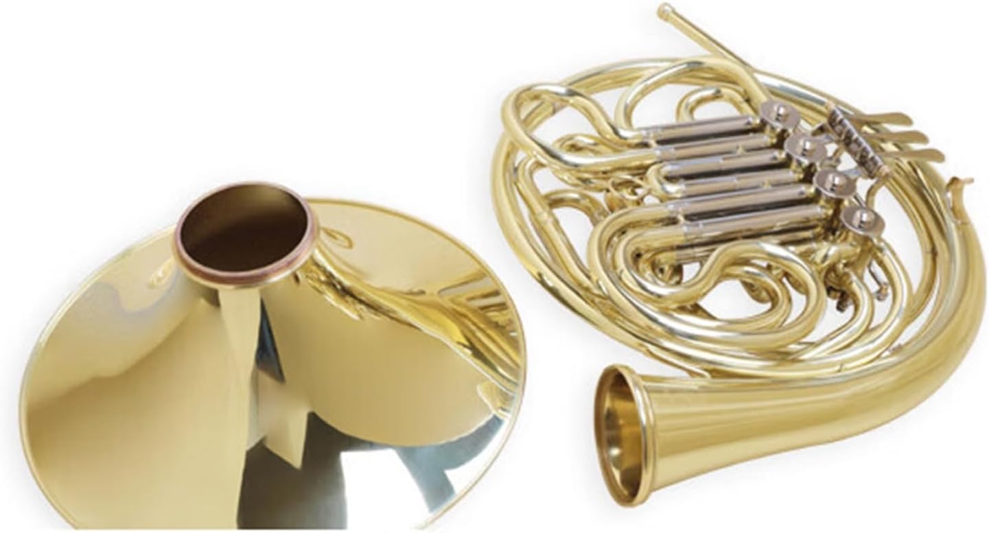 Professional instrument F key double row French horn