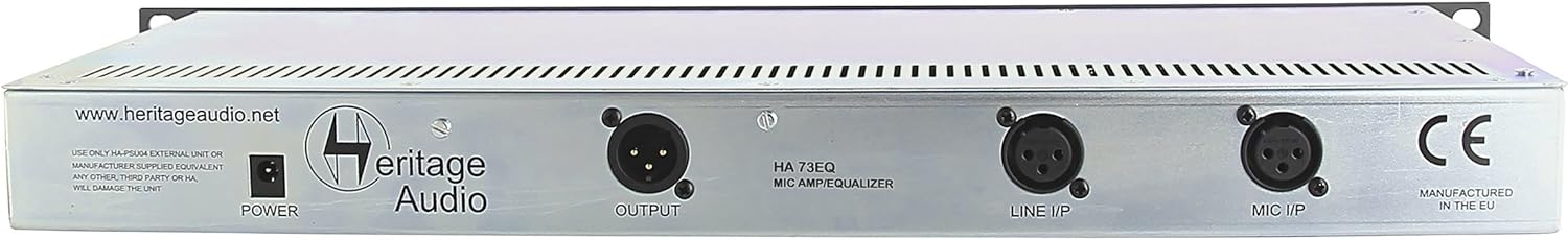 Heritage Audio ha73x2 elite series dual channel full rack mic preamp