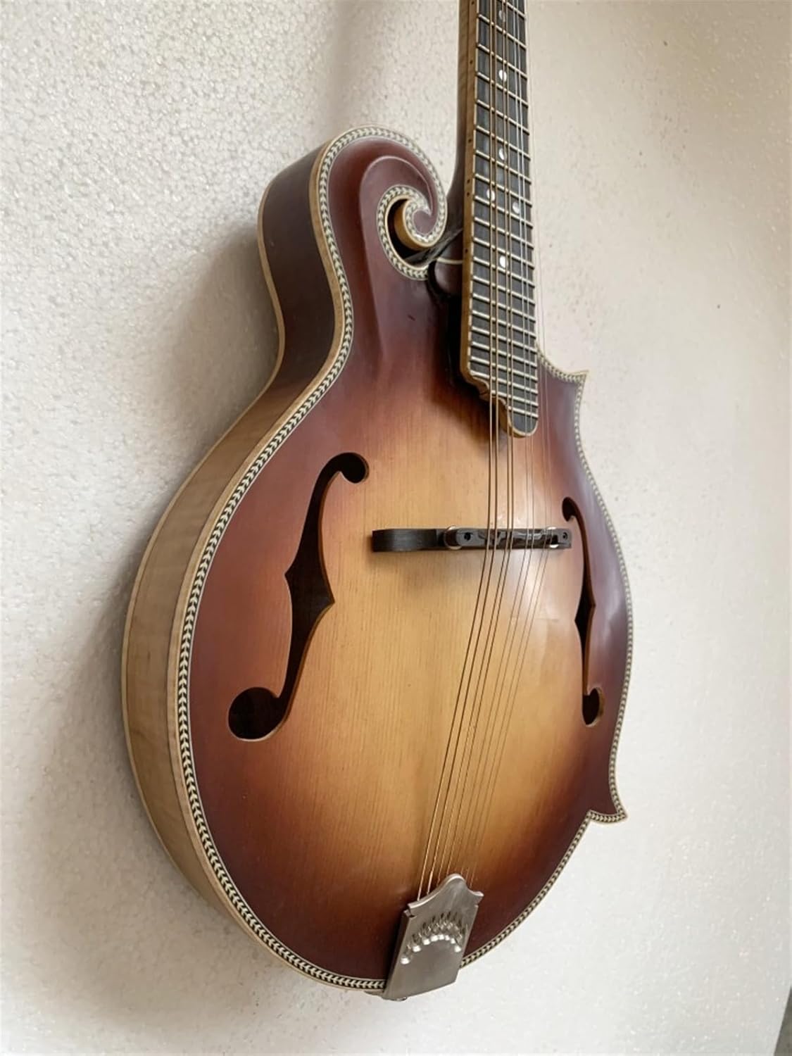 Adult Mandolin Musical Instrument Full Solid Wood Handmade Mandolin String Instrument F-shaped Design