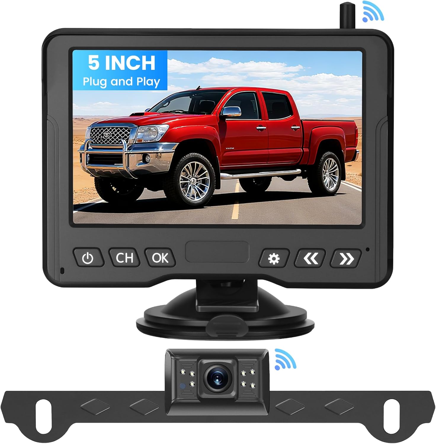 Wireless Backup Camera for Car Plug-Play: 5