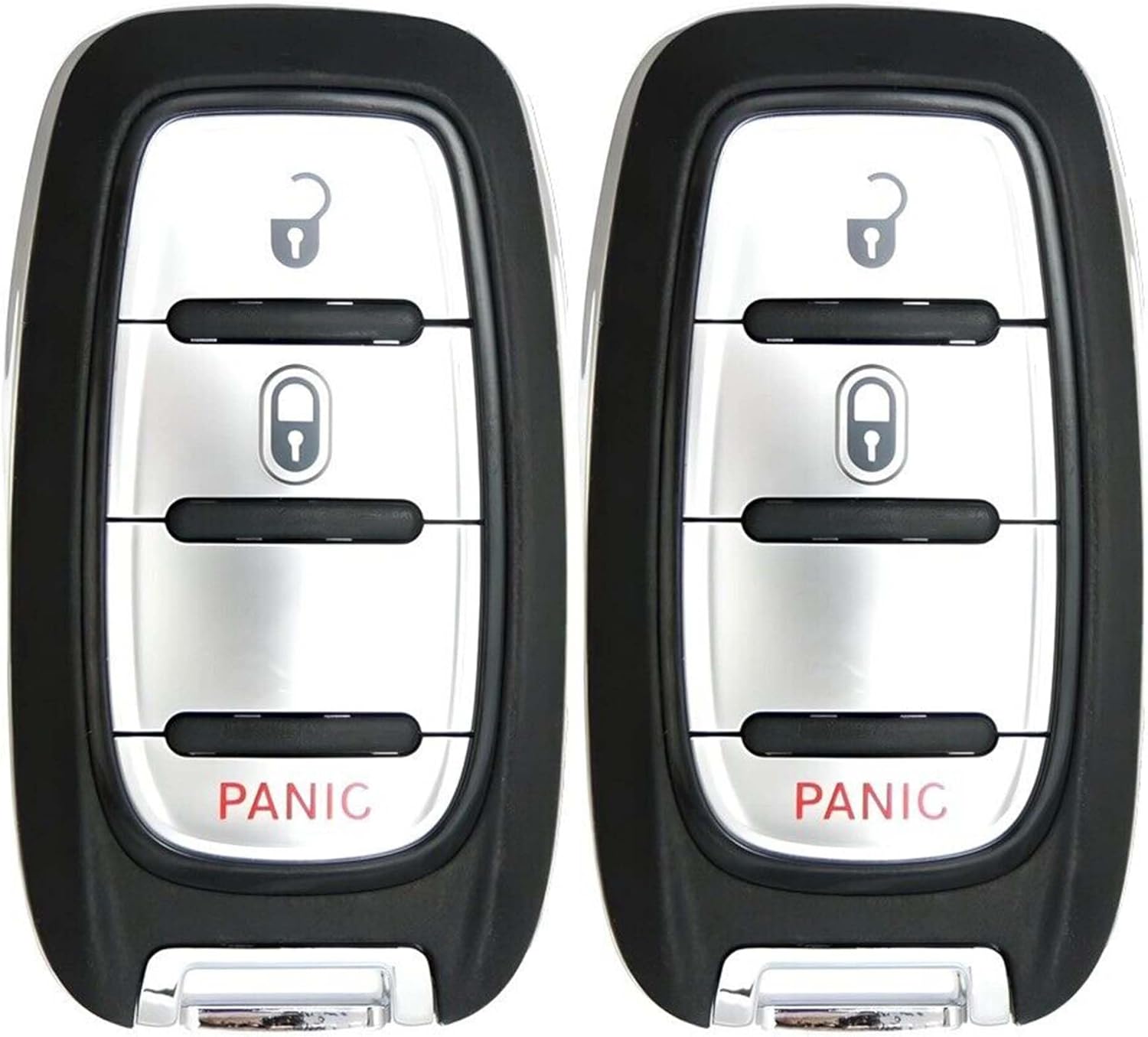 2X New Proximity Remote Key Fob Compatible with & fit for Select Chrysler Vehicles (Without KeySense) - M3N-97395900-01