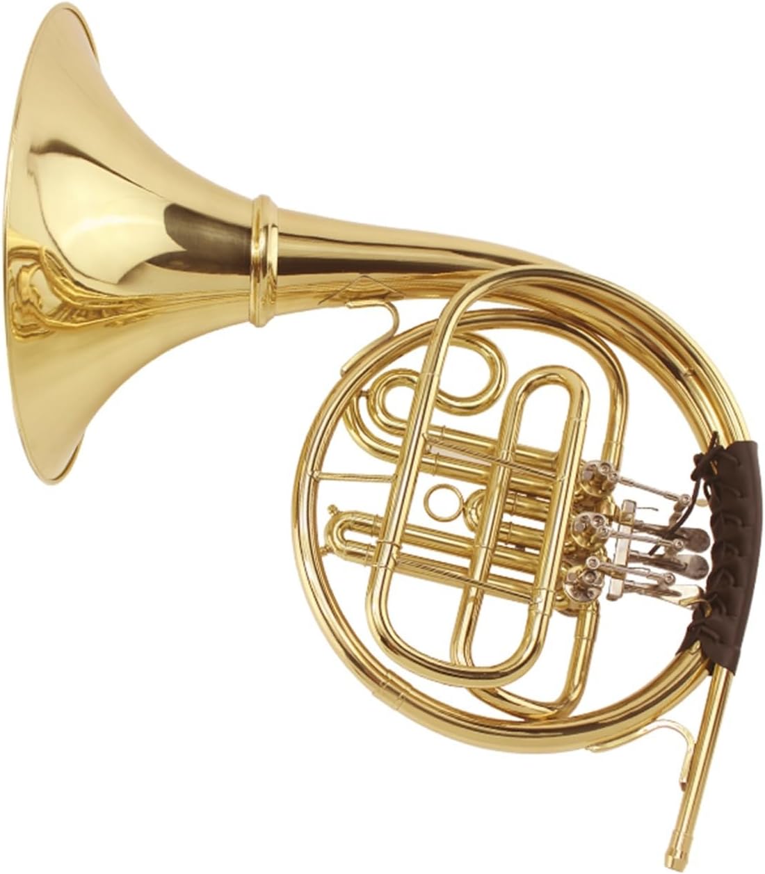 B flat 3 key single row French horn suitable for professional performance
