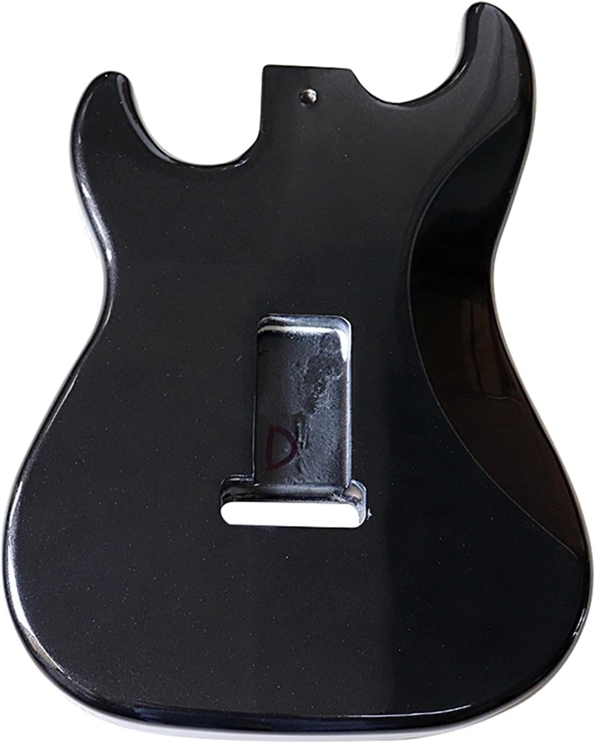 TSTS Black Poplar Wood Guitar Body for ST Guitar Accessories Good Guitar Barrel 5.7cm Guitar DIY Accessory