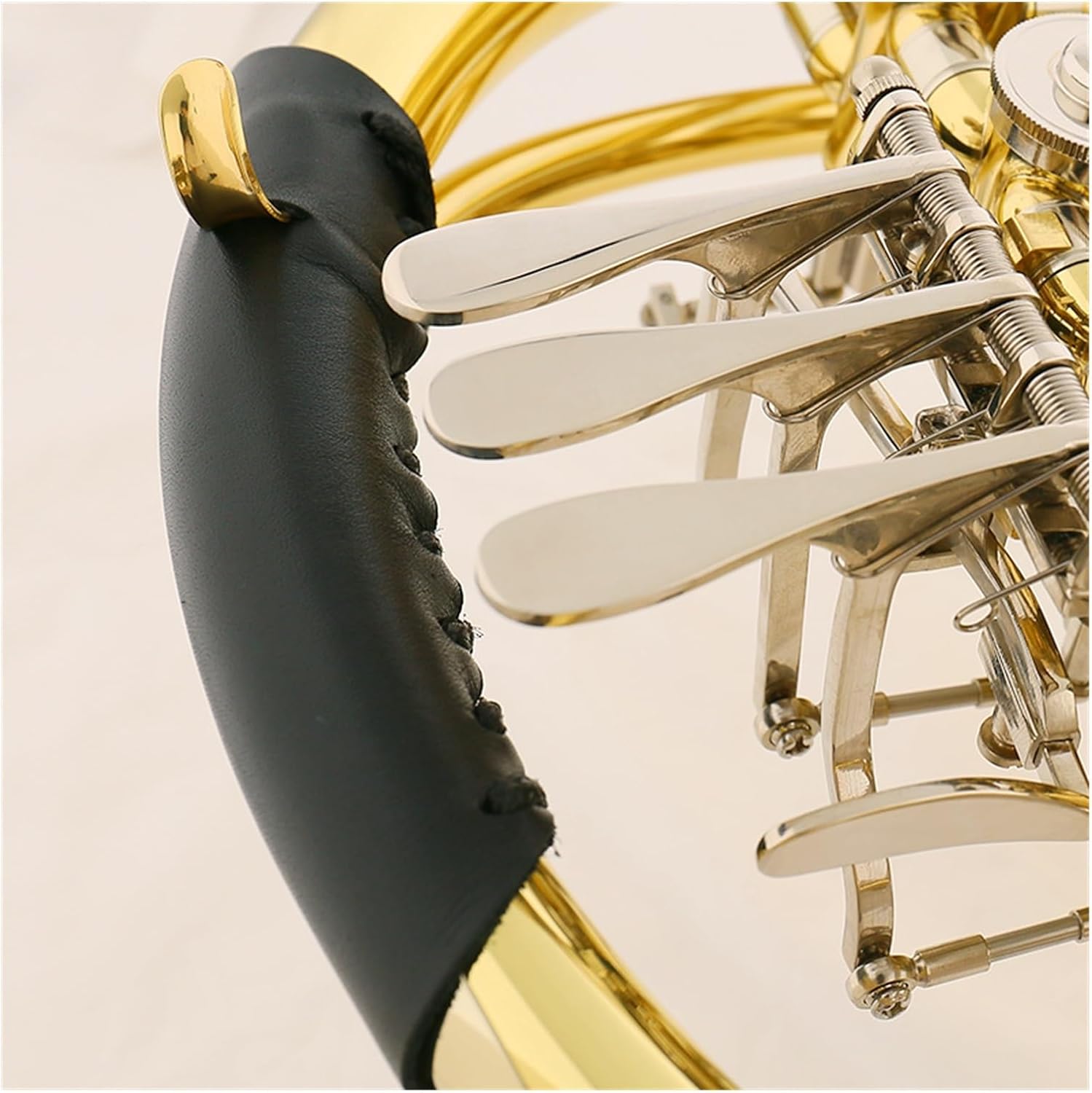 Professional musical instrument 4 key double row French horn Bb tone