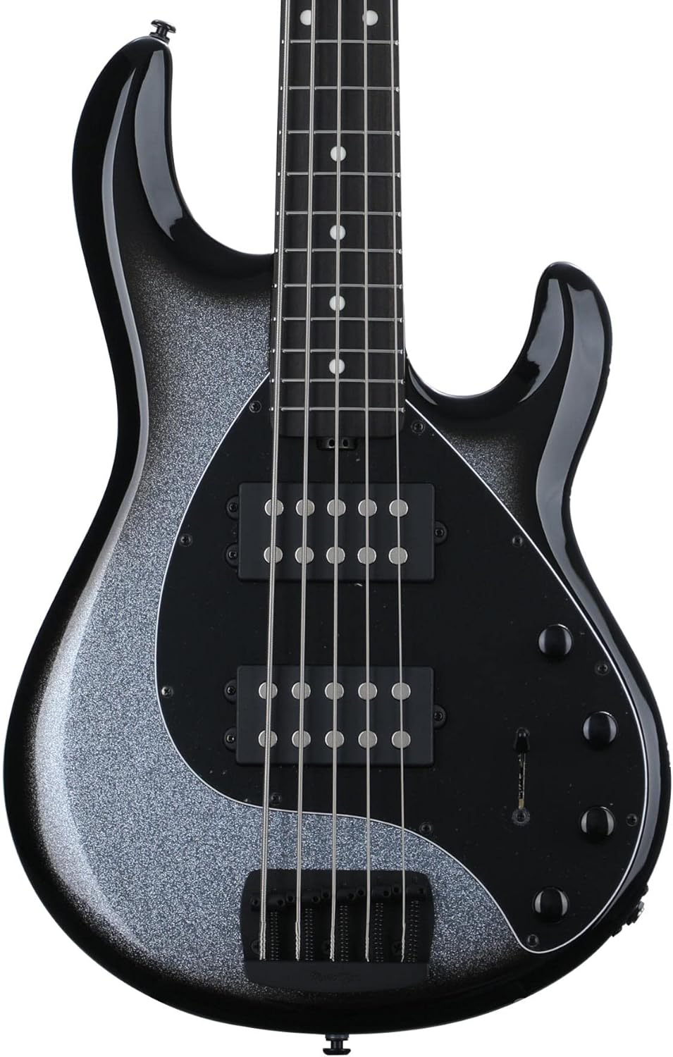 Ernie Ball Music Man StingRay Special 5 HH Bass Guitar - Smoked Chrome with Ebony Fingerboard