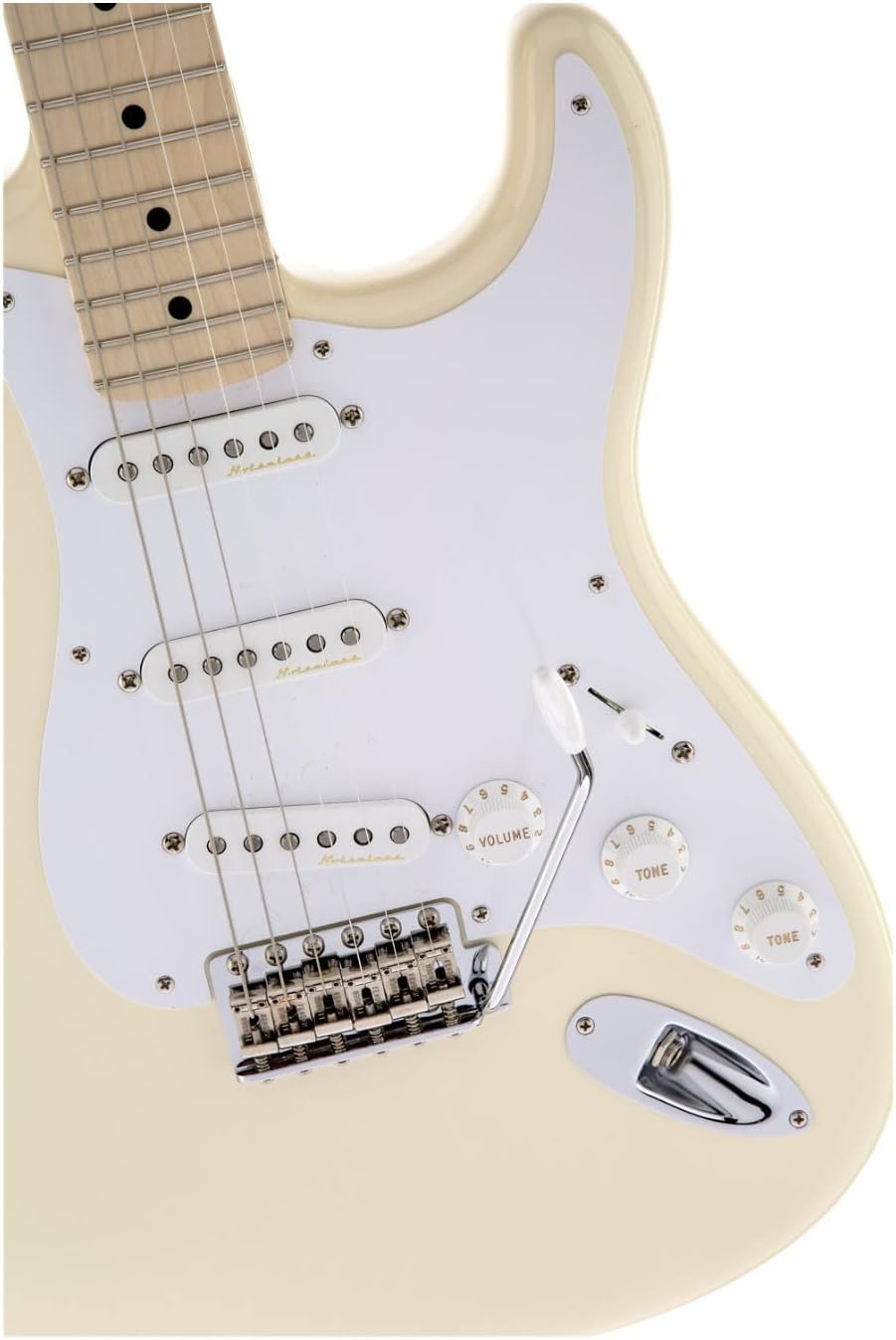 Fender Eric Clapton Stratocaster Electric Guitar, Maple Fingerboard - Olympic White