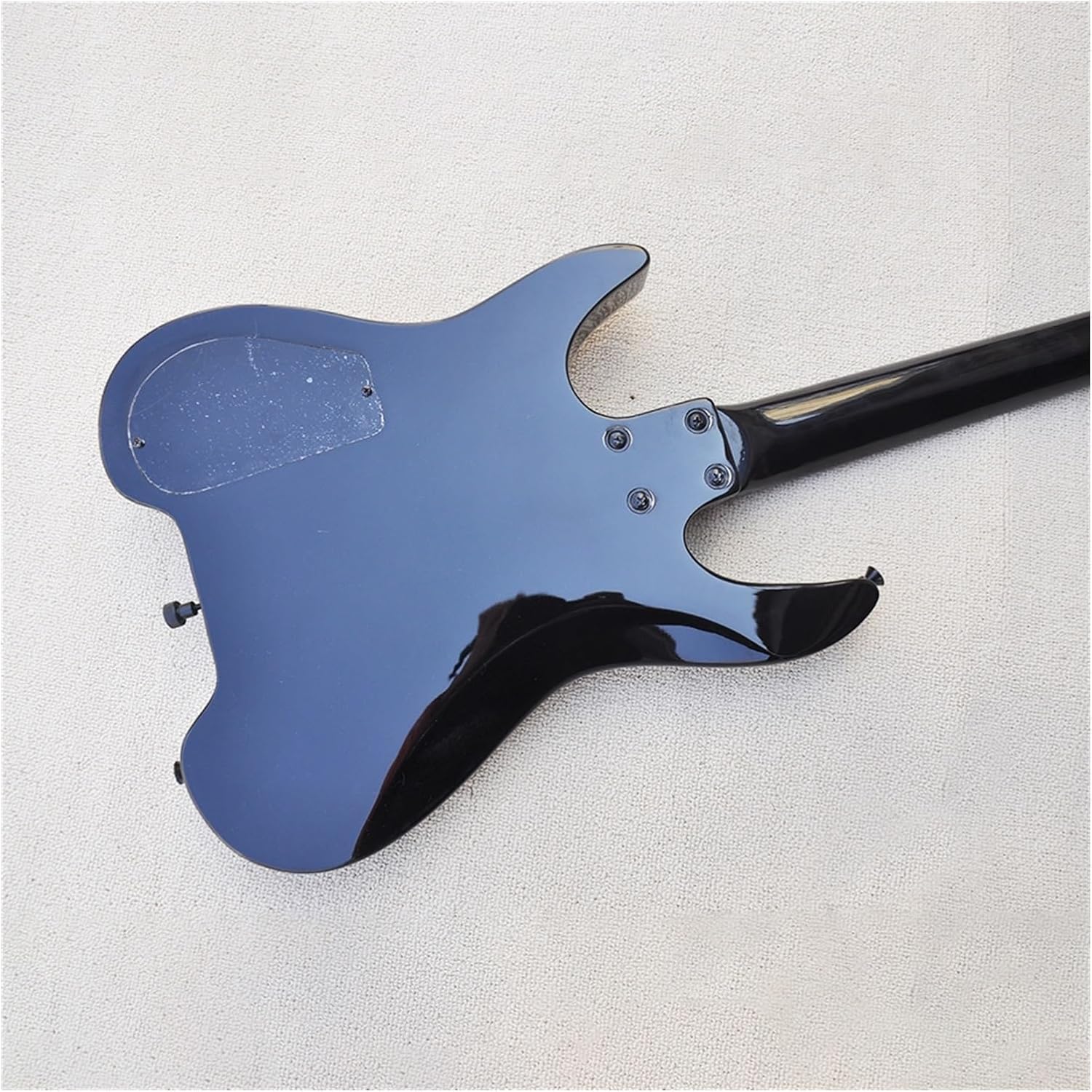 Black High Gloss Headless Electric Guitar with One Pickup Rosewood Fretboard 24 Frets Professional Headless Guitar